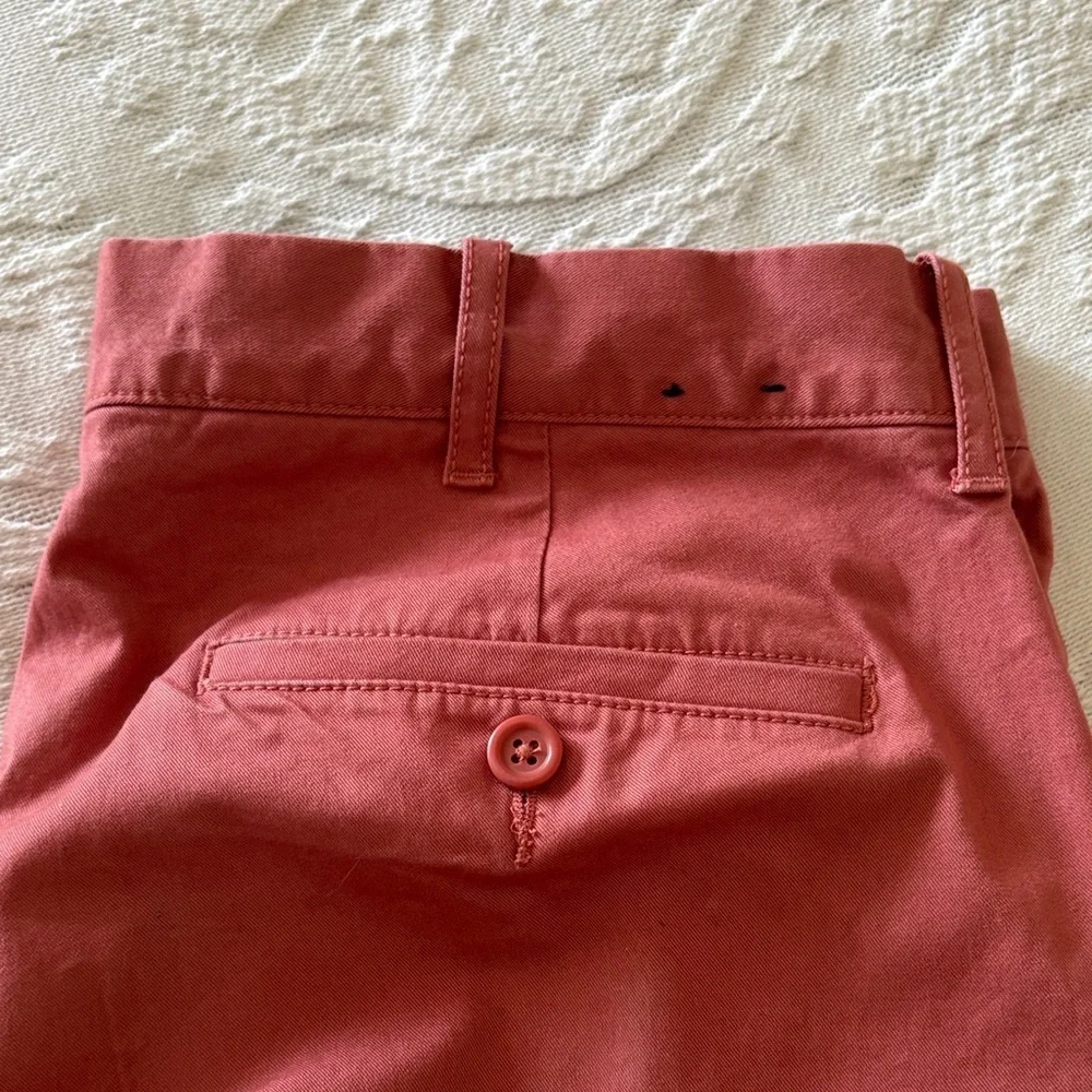 J Crew flex chino Men's Driggs Coral Pants Gently Loved 32x34